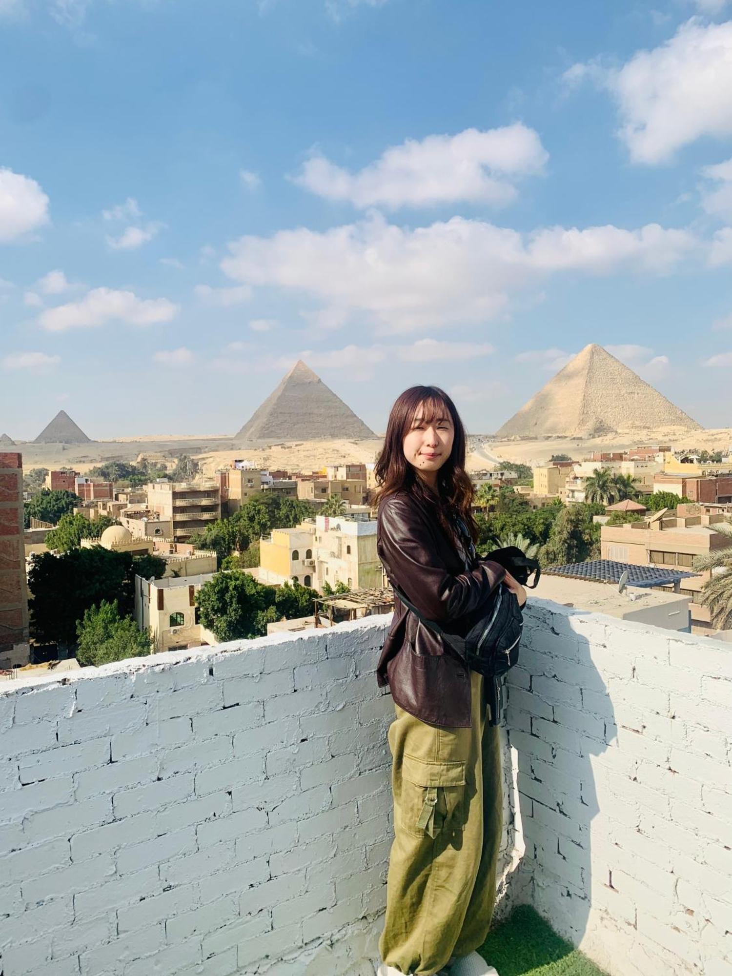 Loay Pyramids View Lägenhet Kairo Exteriör bild