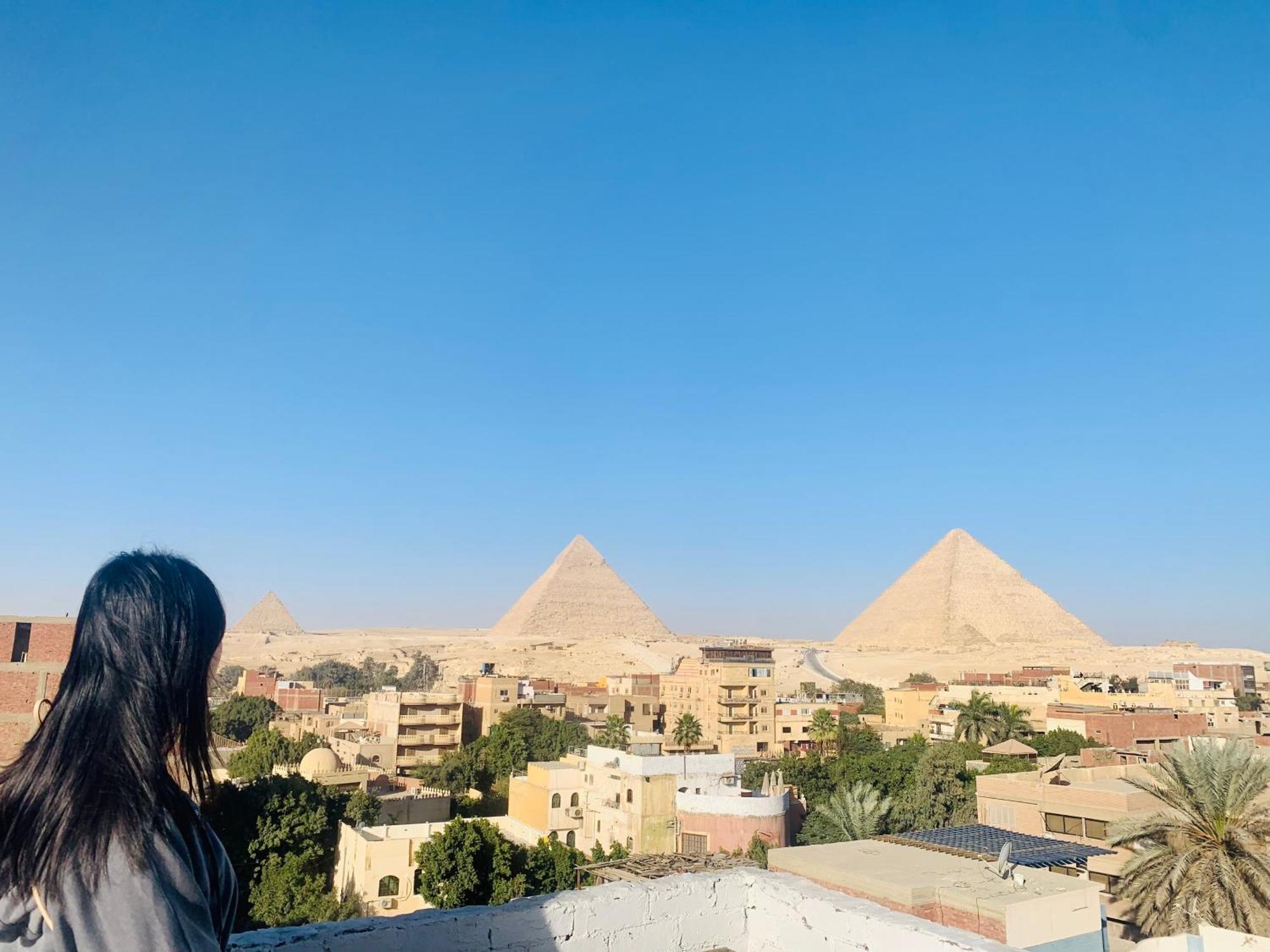 Loay Pyramids View Lägenhet Kairo Exteriör bild