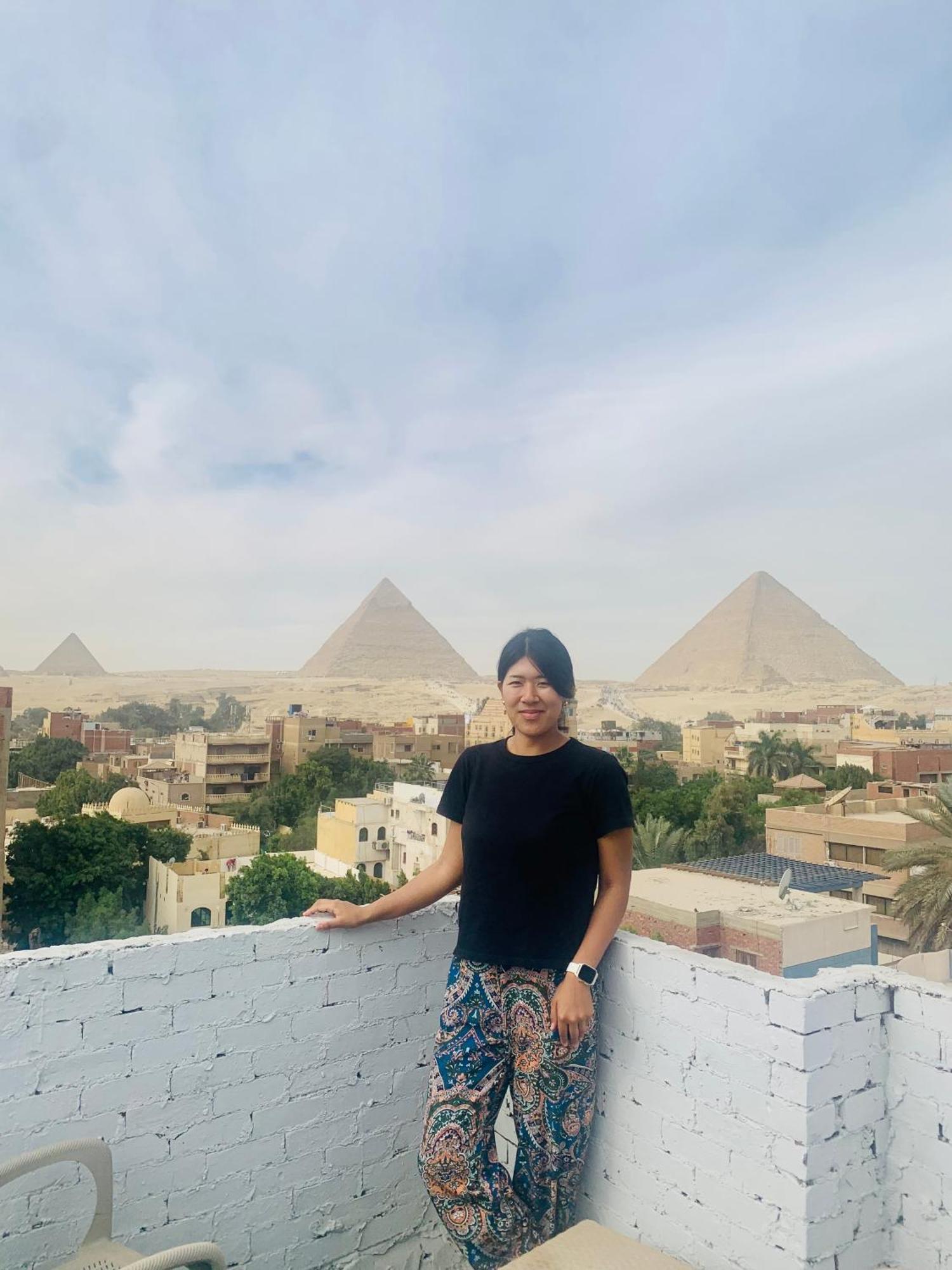 Loay Pyramids View Lägenhet Kairo Exteriör bild
