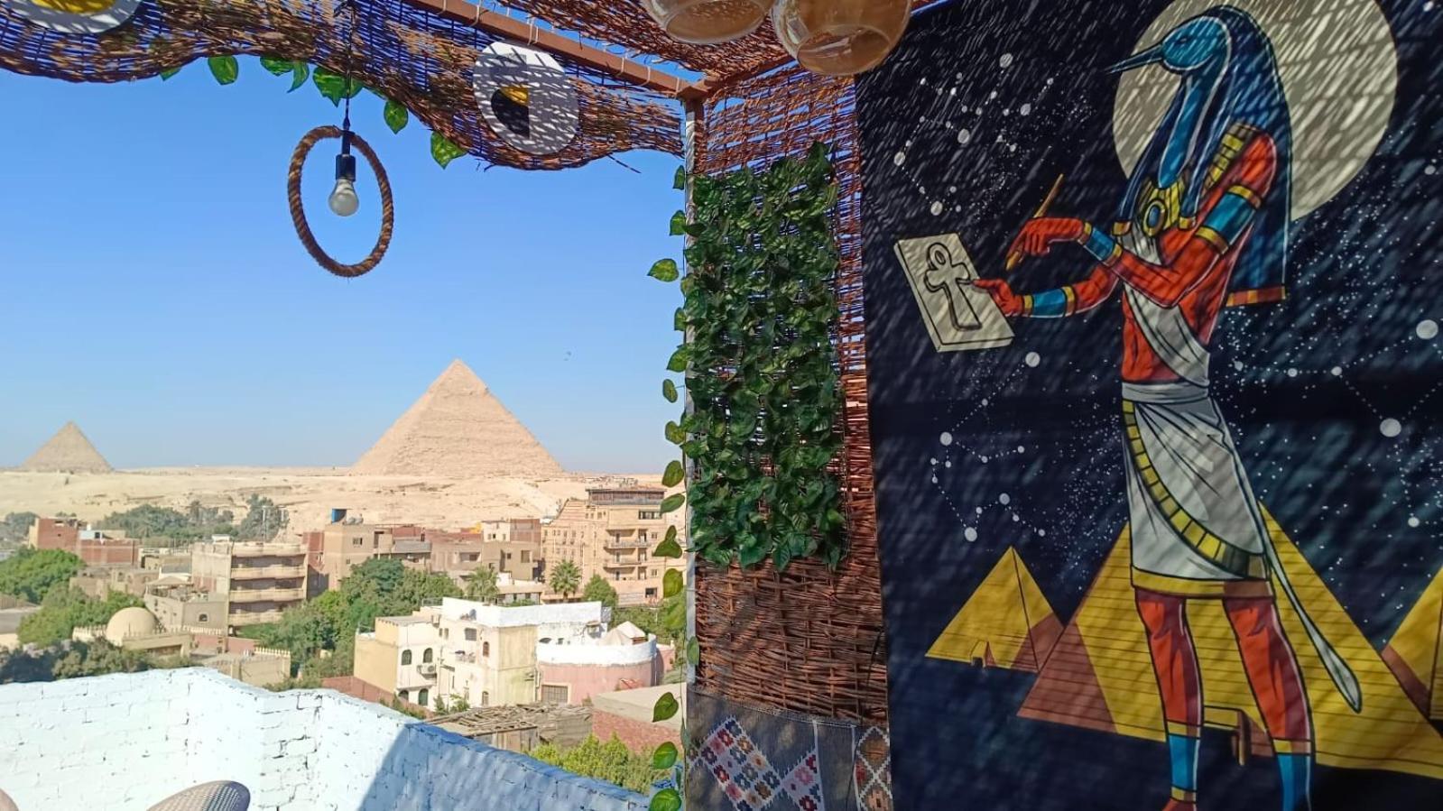 Loay Pyramids View Lägenhet Kairo Exteriör bild