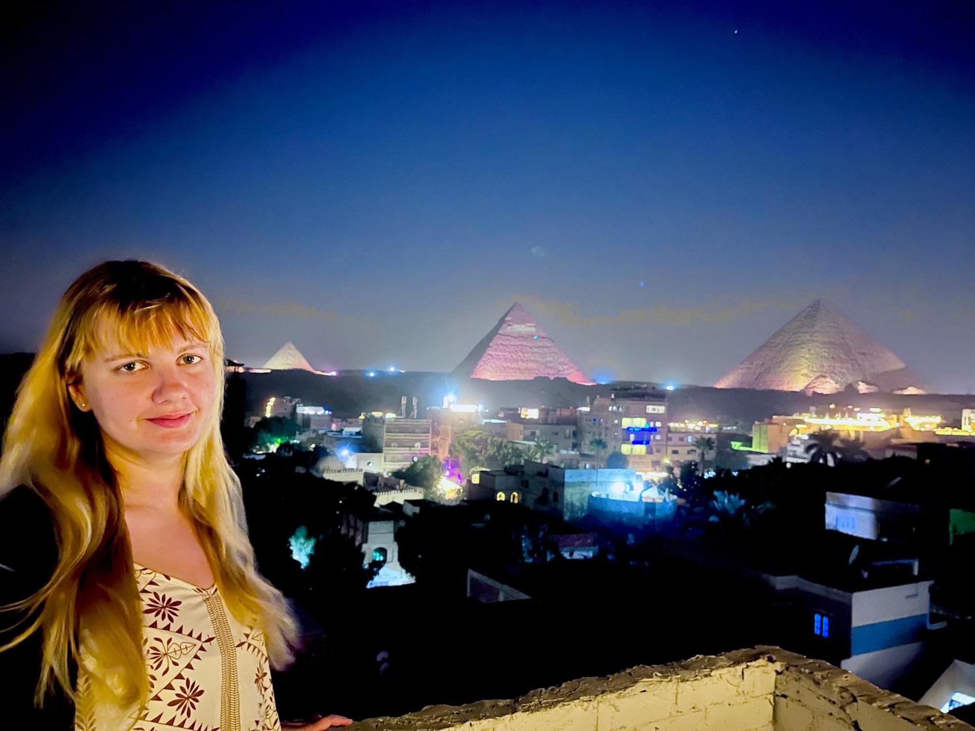 Loay Pyramids View Lägenhet Kairo Exteriör bild